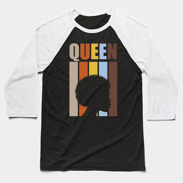 Black Girl Magic Black Queen Black Pride Gift Baseball T-Shirt by JackLord Designs 